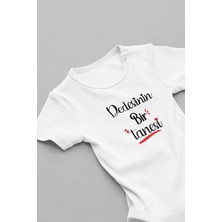 Eydu Baby Beni Yavaşça Teyzeme Ver Baskılı Kısa Kollu Çıtçıtlı Bebek Body Badi Zıbın