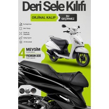 Motobros Motosiklet Koltuk Kılıfı Tvs Jupiter Leatherfit Deri Motosiklet Sele Kılıfı Motor Sele Kılıfı Su Geçirmez