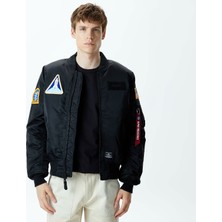 Alpha Industries Nasa Ma-1 Flight Gen Erkek Siyah Ceket