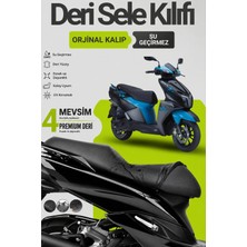 Motobros Motosiklet Koltuk Kılıfı Tvs Ntorq Leatherfit Deri Motosiklet Sele Kılıfı Motor Sele Kılıfı Su Geçirmez