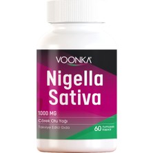 Voonka Nigella Sativa Çörek Otu Yağı 60 Yumuşak Kapsül