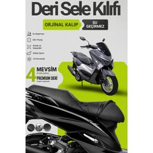 Motobros Motosiklet Koltuk Kılıfı Volta Apex 5 Leatherfit Deri Motosiklet Sele Kılıfı Motor Sele Kılıfı Su Geçirmez