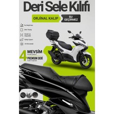 Motobros Motosiklet Koltuk Kılıfı Kuba Vizy Leatherfit Deri Motosiklet Sele Kılıfı Motor Sele Kılıfı Su Geçirmez