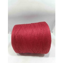Pi Yarn Ithal %100 Keten El Örgü Ipi Kırmızı Renk 200 gr