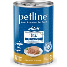 Petline Gold Opti Quattro Nutrition™ Adult Ocean Fish Crème Pâté Okyanus Balıklı Kedi Konservesi 395 gr