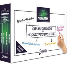 Yetki Yayınları Şematik Icra Müdürlüğü ve Müdür Yardımcılığı Seti 2026