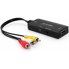 Microcase Av Rca To HDMI Dönüştürücü 1080P Görüntü ve Ses Çevirici Adaptör AL5748