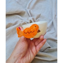 Senseoftouch Kuş Temalı Fincan Mug El Yapımı Seramik