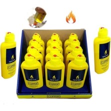 UltraMint Şeffaf 80ML Likit Çakmak Benzini, 12 Adet Paket