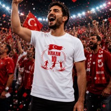 Bk Gift Kişiye Özel Türkiye Taraftar Temalı 2026 Dünya Kupası Tasarımlı Tişört-6, Tek Yürek Milli Takım Ruhu