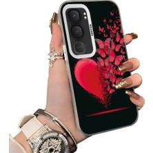 HONTINGA Vivo Y31 5g ile Uyumlu Kılıf Silikon Kenar Sert Arka Kamera Koruyucu Basitlik Anti Düşme Kamera Korumalı Kelebek Desen Couple Telefon Kılıfı Kadın ve Erkek Için Uygundur K1-1367