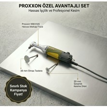 Proxxon 28492 WB220/E Matkap Freze  + 38 mm Elmas Testere + 20MM Seramik Kesme Diski