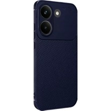 LTG Nova Poco X8 Auto Focus Karbon Kapak - Lacivert