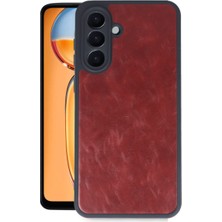 Bezos Galaxy A26 Kılıf Aras Deri Kapak - Bordo