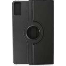 LTG Nova Redmi Pad Se Kılıf 360 Tablet Deri Kılıf - Siyah