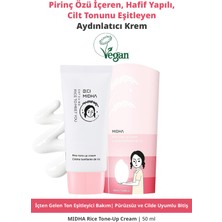 MIDHA Pirinç Özü Içeren, Hafif Yapılı, Cilt Tonunu Eşitleyen Aydınlatıcı Krem Mıdha Rice Tone-Up Cream