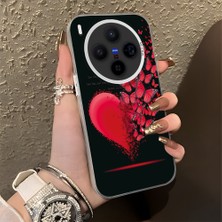 HONTINGA Vivo X300 ile Uyumlu Kılıf Silikon Kenar Sert Arka Kamera Koruyucu Basitlik Anti Düşme Kamera Korumalı Kelebek Desen Couple Telefon Kılıfı Kadın ve Erkek Için Uygundur K1-1367