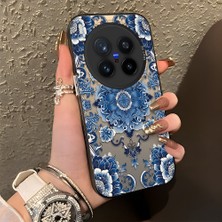 HONTINGA Vivo X300 Pro ile Uyumlu Kılıf Silikon Kenar Sert Arka Kamera Koruyucu Basitlik Anti Düşme Kamera Korumalı Fars Desen Couple Telefon Kılıfı Kadın ve Erkek Için Uygundur K1-1369