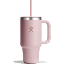 Hydro Flask All Around Travel Tumbler Pipetli Termos 946 ml (32 Oz) - Trillium Pembe