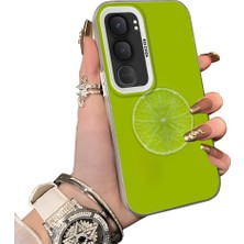 HONTINGA Vivo Y31 5g ile Uyumlu Kılıf Silikon Kenar Sert Arka Kamera Koruyucu Basitlik Anti Düşme Kamera Korumalı Limon Desen Couple Telefon Kılıfı Kadın ve Erkek Için Uygundur K1-1370