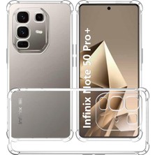 Prolysus Infinix Note 50 Pro + Plus Kılıf Kamera Korumalı Şeffaf Yumuşak Silikon Kılıf