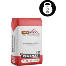 Myfix Ceramax Seramik Karo Yapıştırıcı - Gri - 5 kg