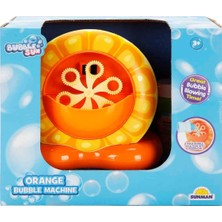 PopŞeker Bubble Sun Portakal Şekilli Köpük Makinesi + 500 ml Solüsyon Hediyeli