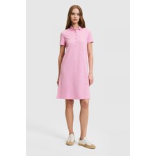 U.S. Polo Assn. Kadın Pembe Örme Elbise 50321841-VR041