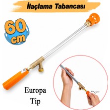 Badem10 Mekanik Yeni Nesil Püskürtücü 60 cm Basınçlı Ilaçlama Sisleme Tabancası Pompası 1 Adet