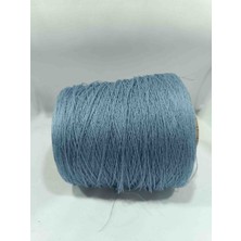 Pi Yarn Ithal %100 Keten El Örgü Ipi Mavi Renk 200 gr