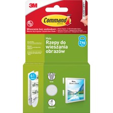 Command™ 17202-4PK-CIS Küçük Boy Çerçeve Asma Bantları'25