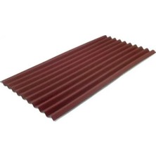 Oluklu Ondulin Levha, Kırmızı, 95X200 Cm, 3 mm (1 Adet=1.6 M2)