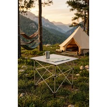 Baycamp Alüminyum Katlanır Orta Boy Kamp Masası Y:70XG:70XD:70 cm