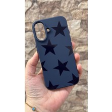 Vip Case iPhone 16 Plus Uyumlu Star Silikon Darbe Emici Klasik Korumalı Rubber Kılıf