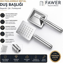 304 Paslanmaz Krom El Duşu Duş Başlığı - 408M