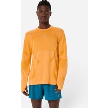 Asics Road Seamless Ls Top Erkek Sarı Uzun Kollu Tshirt 2011D356-800