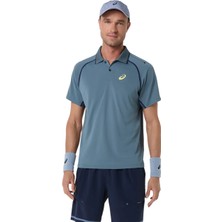 Asics Match Polo Ss Top Erkek Gri Kısa Kollu Tshirt 2041A390-020