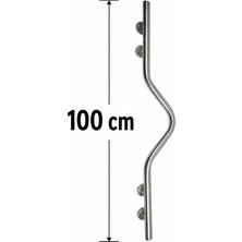 Aspar Çelik Kapı Çekme Kapı Kolu 100 cm