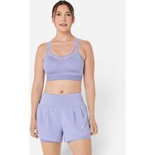 Asics Road Combination Bra Kadın Mor Sporcu Sütyeni 2012C996-501