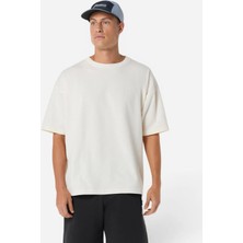 Asics Track Club Heritage Relaxed Tee Erkek Bej Kısa Kollu Tshirt 2033C122-100