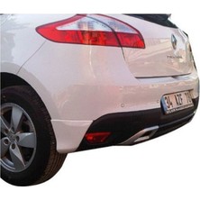 Tuning Vadisi Renault Megane 3 Servis Model Izgaralı Arka Difüzör (Plastik) 2008 2016 Arası Boyasız