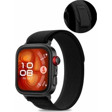 Nezih Case Huawei Watch Fit 3 / Fit 4/ Fit 4 Pro / Fit 5 / Fit 5 Pro Uyumlu Trail Loop Naylon Örgü Işlemeli Hasır Kordon