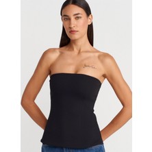 Belirtilmemiş Straplez Top - Siyah
