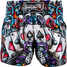 Dragondo MT3042 Muay Thai Kick Boks Şortu Dijital Baskılı Şort