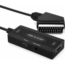 Microcase HDMI To Scart Pal Ntsc Destekli 1080P Av Dönüştürücü Çevirici Adaptör AL5765