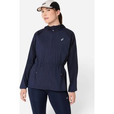 Asics Road Packable Jacket Kadın Lacivert Ceket 2012D076-400