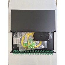 24 Port Fiber Optik Apc Patch Panel Set