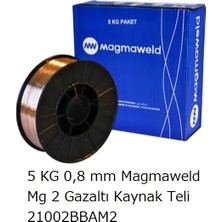 Magmaweld Mg 2 Gazaltı Kaynak Teli 0.8 MM 5 KG - 21002BBAM2