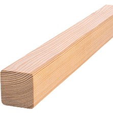 Nest WoodTR Nest Wood Doğal Ham Ahşap Silinmiş 5X5X25CM 2 Adet Fırınlanmış Çam Kereste