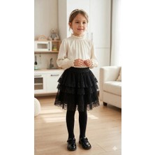 Çikoby Kız Çocuk Dantelli Tütü Etek CKB-50417
